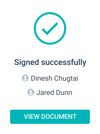 Sign Off Documents