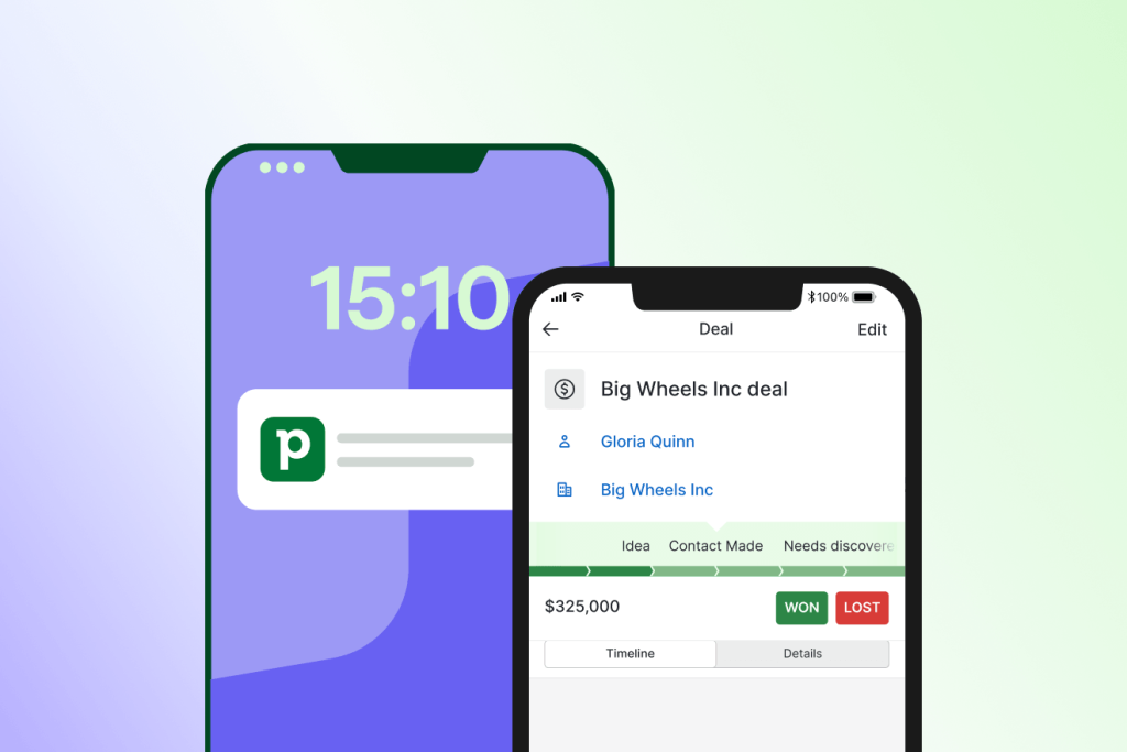 Pipedrive CRM darbas mobiliuoju telefonu