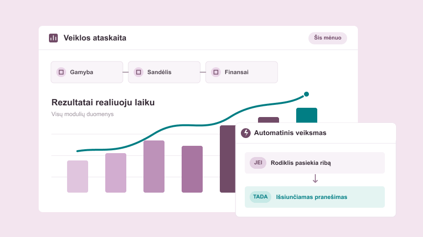 Odoo ataskaitos ir automatizavimas